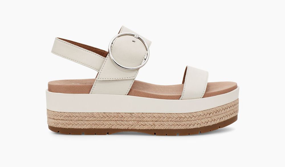 Ugg April - Womens Sandals - Beige - NZ (8457NEUDQ)